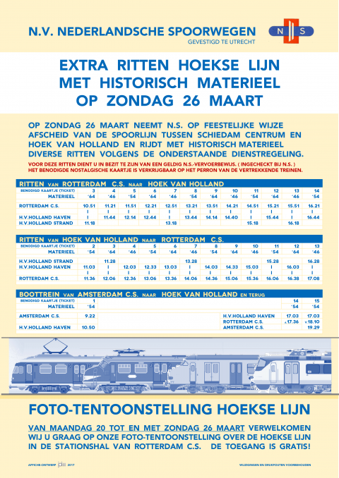 Afscheid Hoekse Lijn Nederlandse Spoorwegen